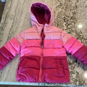 Little girls puffer coat. EUC